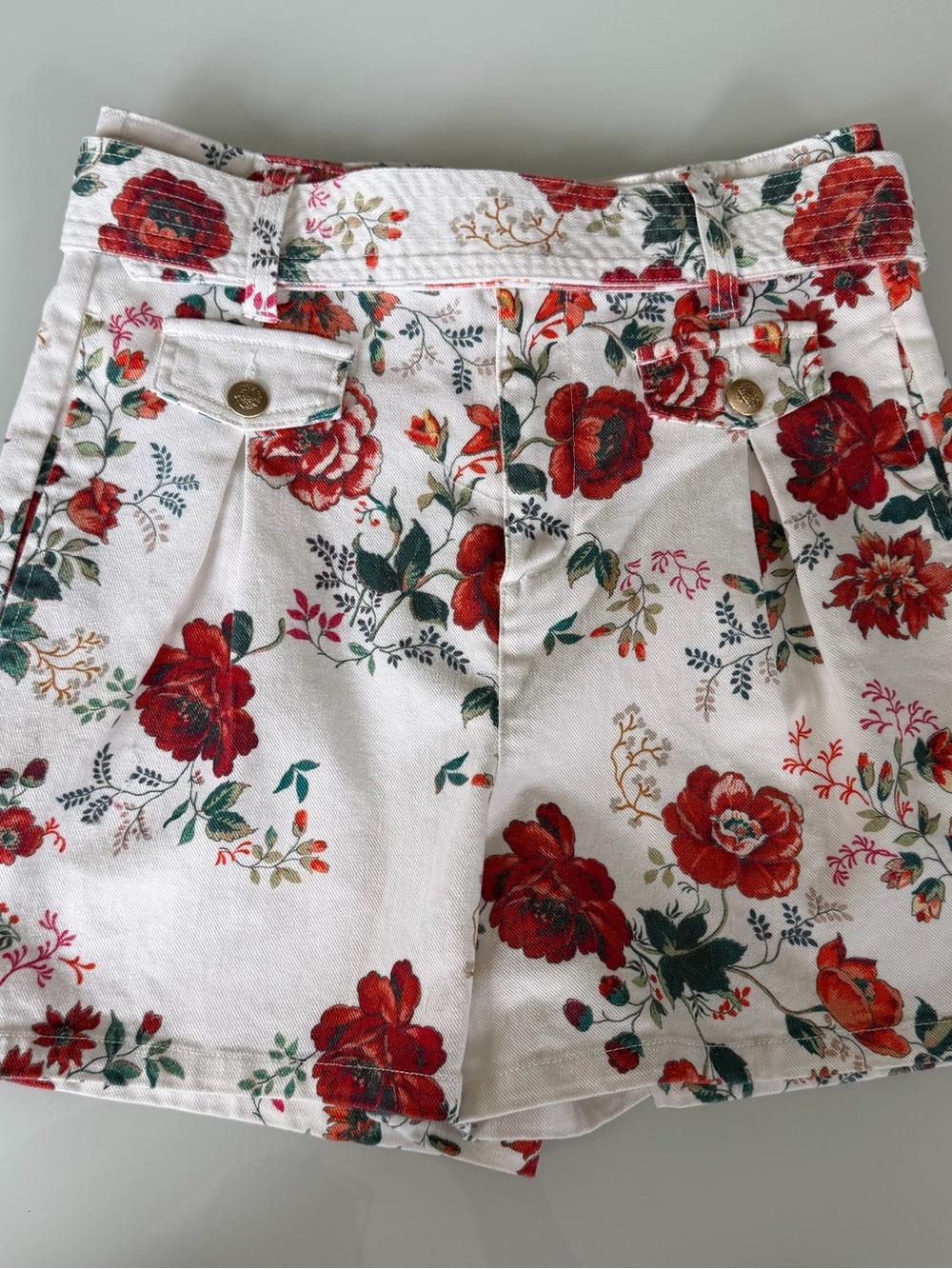 Maje Floral Shorts - size 38 EU